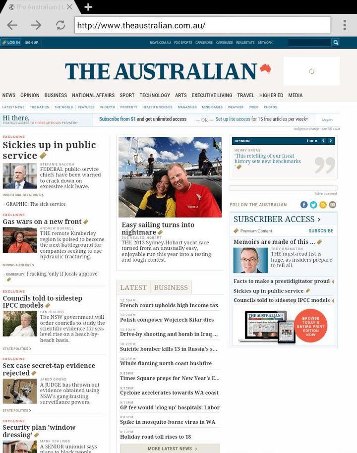 Australia Newspapers