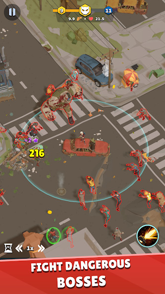 Zombie Slayer - Tower Defense(tiền không giới hạn) screenshot image 1 Ảnh chụp màn hình trò chơi