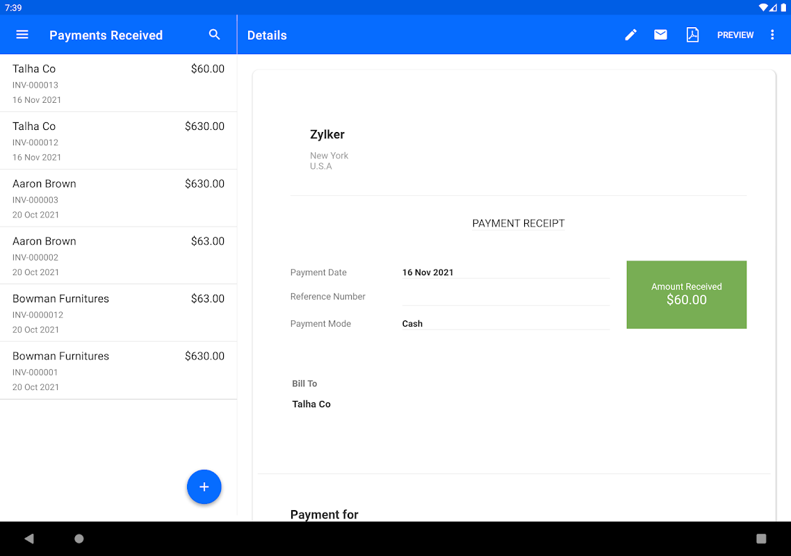 Zoho Invoice - Billing app_playmods.net