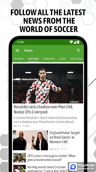 BeSoccer - Soccer Live Score(Subscribed) screenshot image 5_playmod.games