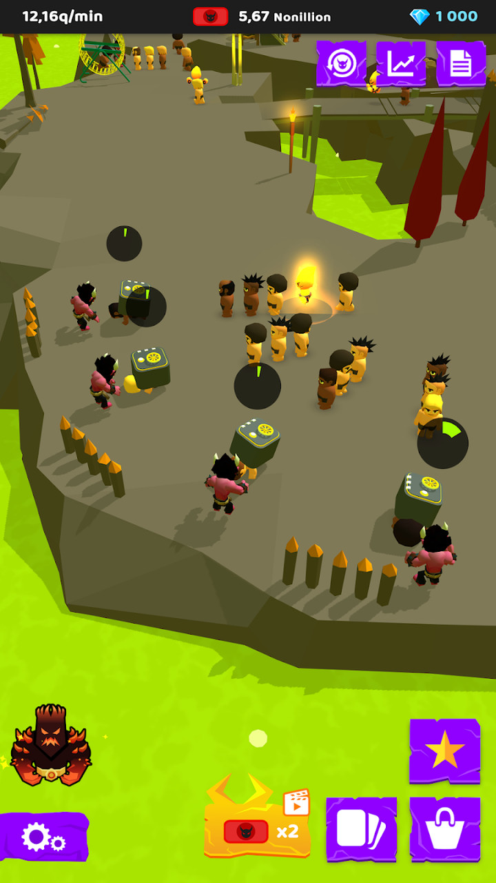 Hell: Idle Evil Tycoon Game(Неограниченная валюта) screenshot image 4