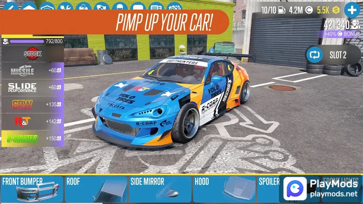 CarX Drift Racing 2 mod apk mở khóa tất cả xe 2024:
Với CarX Drift Racing 2 mod apk mở khóa tất cả xe 2024, bạn sẽ có cơ hội trải nghiệm các loại xe đua mới nhất và hiện đại nhất trong game. Các chiếc xe này sẽ giúp bạn tăng tốc độ, tăng khả năng tăng tốc và cực kỳ dễ dàng để lái. Với đó, bạn sẽ trở nên mạnh mẽ hơn, vượt qua các đối thủ của mình trên đường đua và về đích đầu tiên. Tải ngay CarX Drift Racing 2 mod apk mở khóa tất cả xe 2024 để có những phút giây thư giãn đầy hồi hộp.