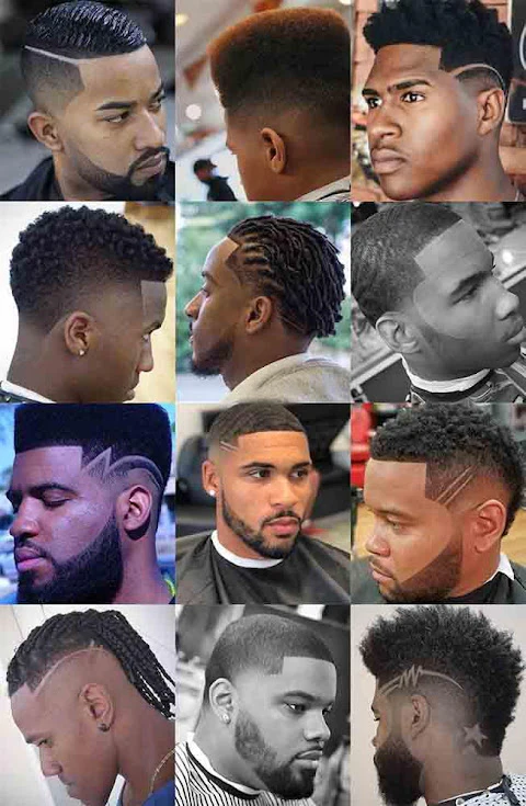 black men hairstyles chart