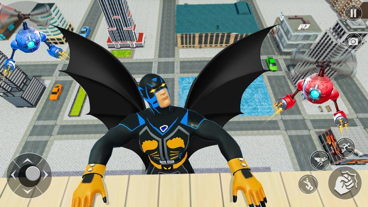 Hero Bat Robot Bike Games Ảnh chụp màn hình trò chơi