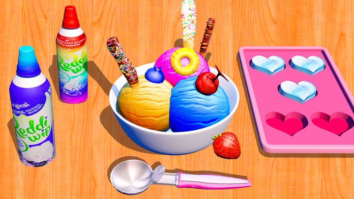 Ice Cream Games: Rainbow Maker‏