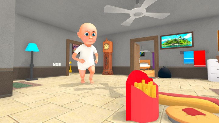 Giant Fat Baby Simulator Game