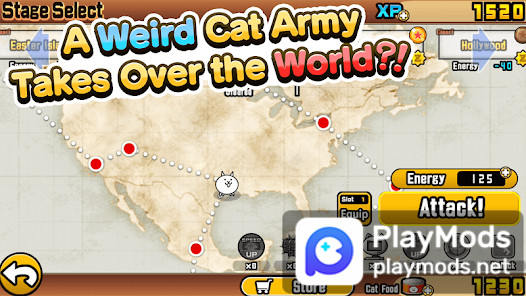 Battle Cats(Unlimited Currency) screenshot image 1_playmods.net