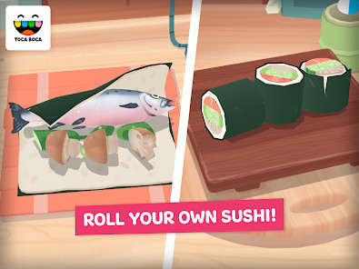 Toca Kitchen Sushi Restaurant(Full Unlocked) screenshot image 3_playmods.games