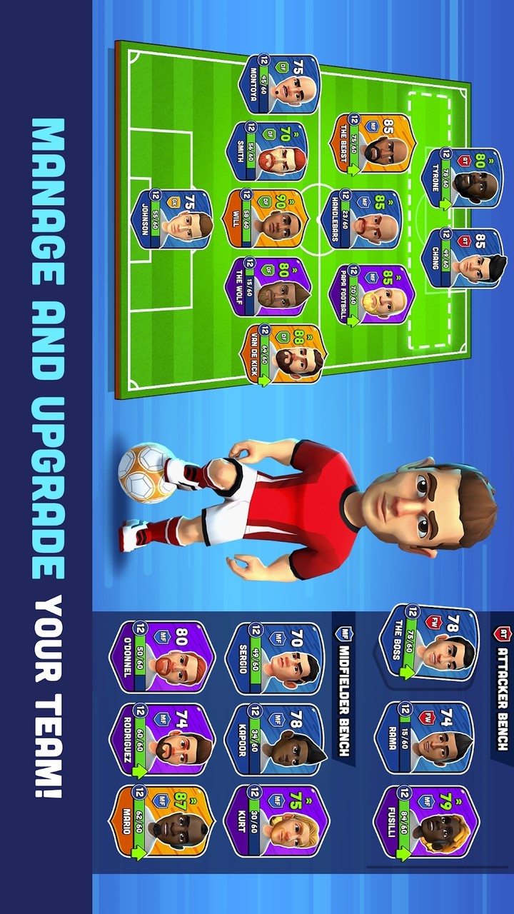Mini Football - Mobile Soccer(mod) screenshot