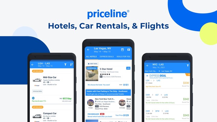 Priceline: Hotel, Flight & Car Ảnh chụp màn hình trò chơi