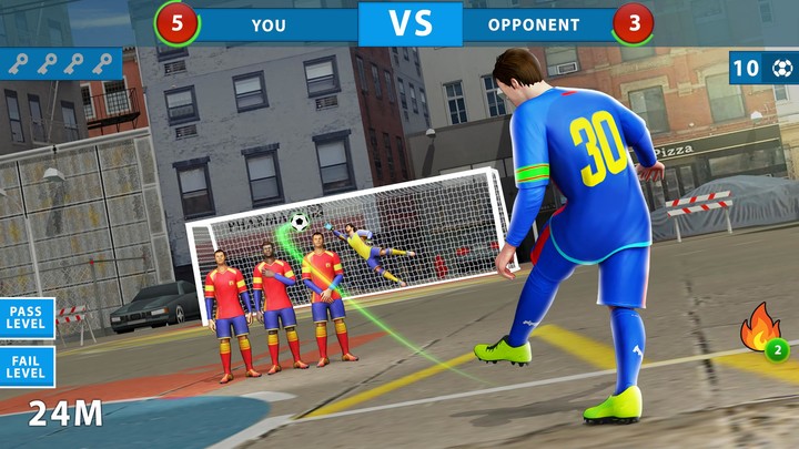 Street Soccer Kick Games Ảnh chụp màn hình trò chơi