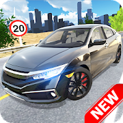Free download Car Simulator Civic(Get rewarded for not watching ads) v1.1.4 for Android