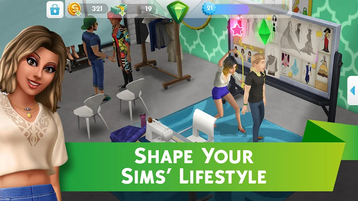 The Sims Mobile(Free Shopping) screenshot image 3_playmod.games