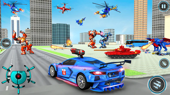 520 Dragon Robot Car Game Mod Apk Unlimited Money  Latest