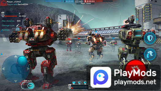 Robot Warfare: Mech Battle 3D PvP FPS(Mod Menu) screenshot image 1_modkill.com