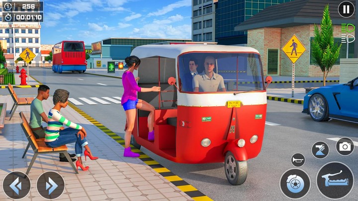 Tuk Tuk Auto Rickshaw Game Ảnh chụp màn hình trò chơi