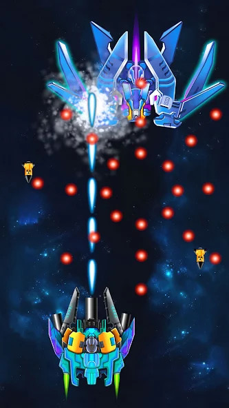 Bắn ruồi: Đại Chiến Không Gian(Tiền không giới hạn) screenshot image 5 Ảnh chụp màn hình trò chơi