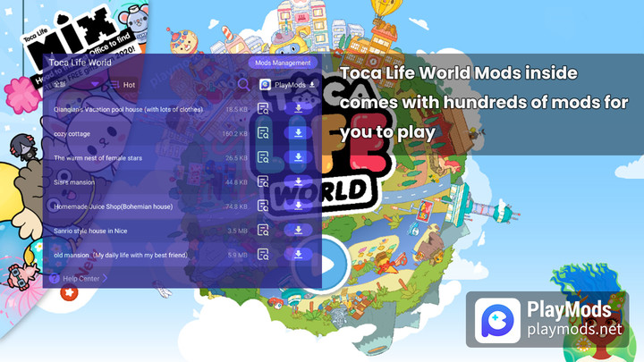 Toca Life World(Mods inside) screenshot image 1_playmod.games