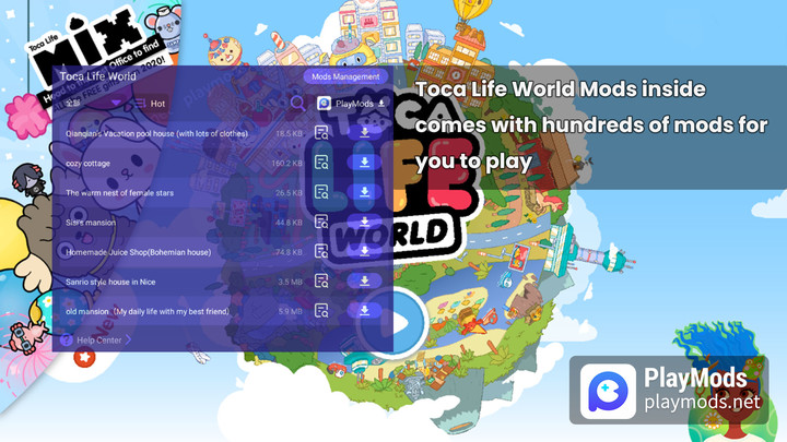 Toca Life World(Mods inside) screenshot image 1_playmods.games