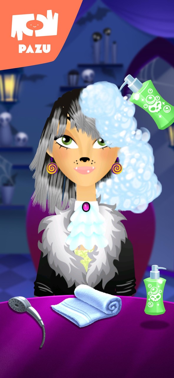 Girls Hair Salon Glow_playmods.games