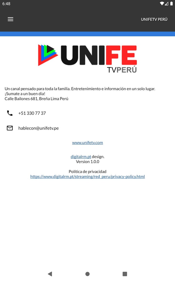 UnifeTV Perú