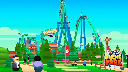 Idle Theme Park Tycoon－Game(Unlimited Money) screenshot image 5