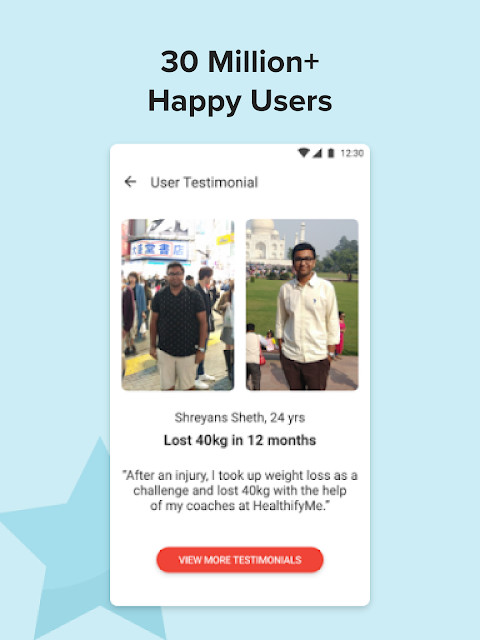 HealthifyMe - Calorie Counter, Diet Plan, Trainers