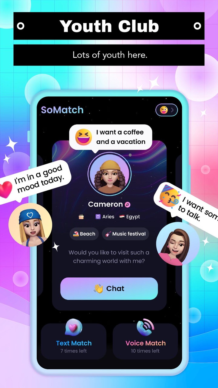 SoMatch-Meet&Chat&Virtual Life