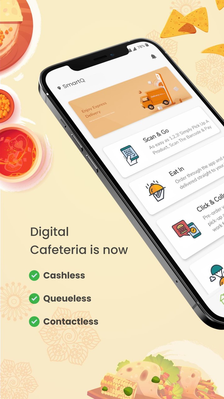 SmartQ - Food Ordering App