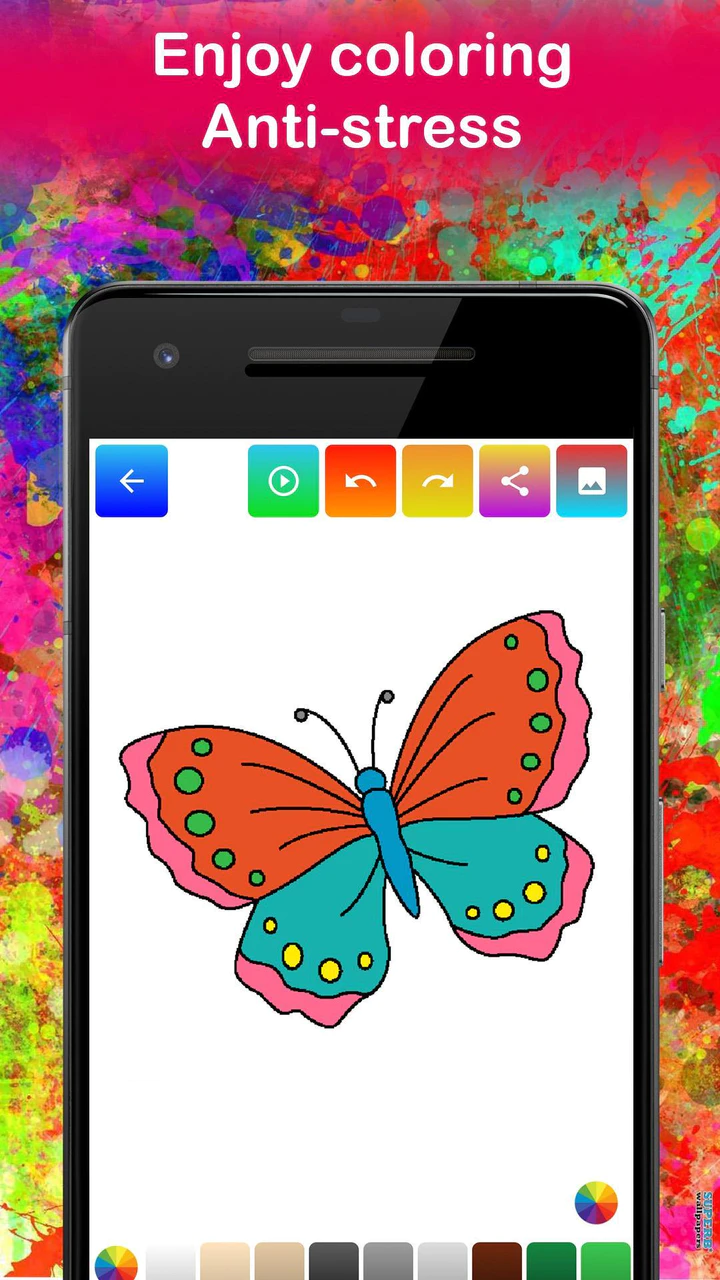 تنزيل ﻿Butterlfy Coloring Pages Game for kids 🐜 MOD APK v 200.20.20 ...