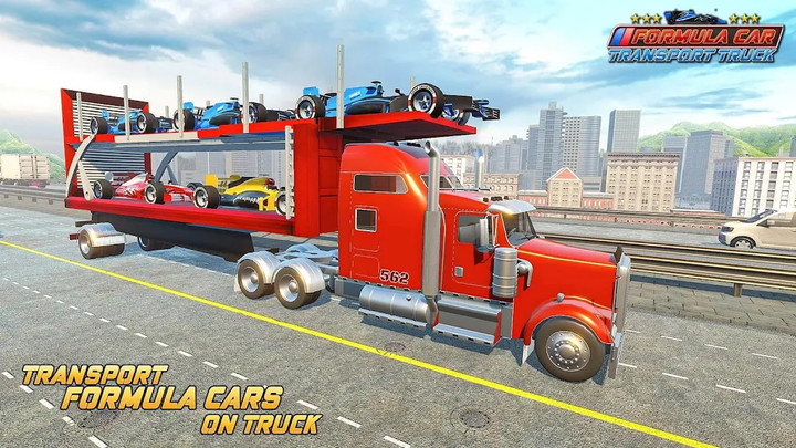Formula Car Transporter Truck(Free Shopping) screenshot image 1