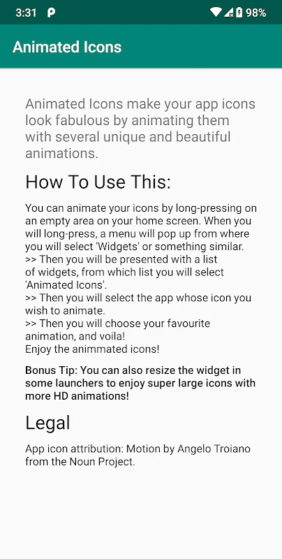 Download Animated Icons - Make your home screen cooler! MOD APK  for  Android