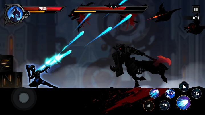 Shadow Knight: Ninja Đánh Nhau(Sự bất tử) screenshot image 4 Ảnh chụp màn hình trò chơi