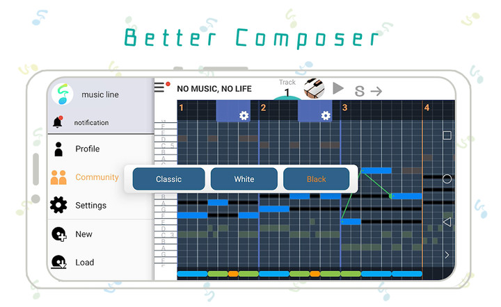MusicLine(Unlocked All) screenshot image 1