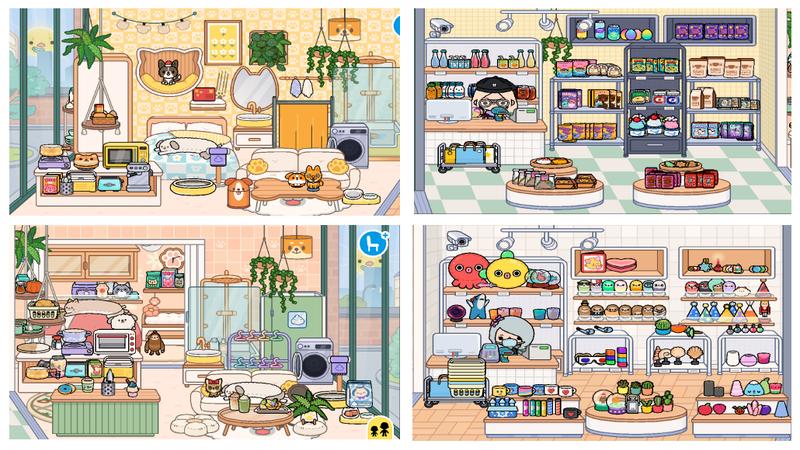 Convenience Store(Little Bear Cafe ) For Toca Life World Mods