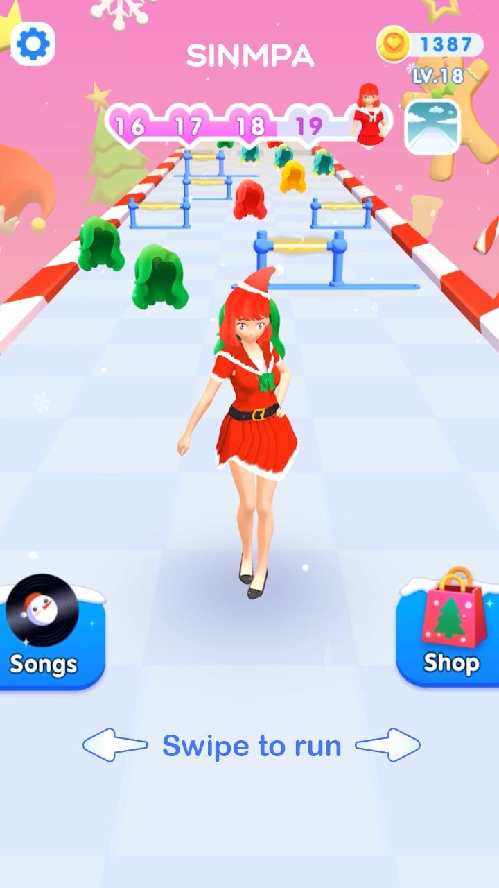 Dancing Hair - Music Race 3D_playmod.games
