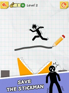 Draw 2 Save: Stickman Puzzle(Get rewarded for not watching ads) Game screenshot  11