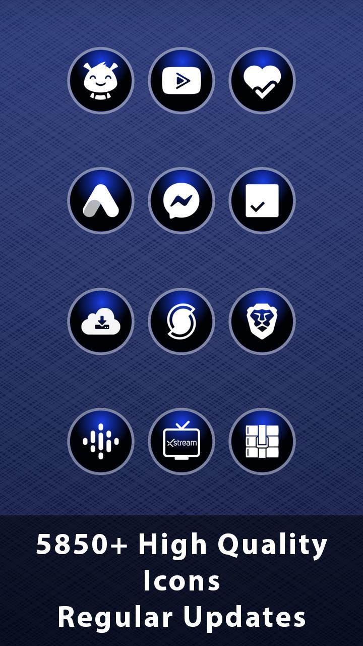 Glossy Blue Icons