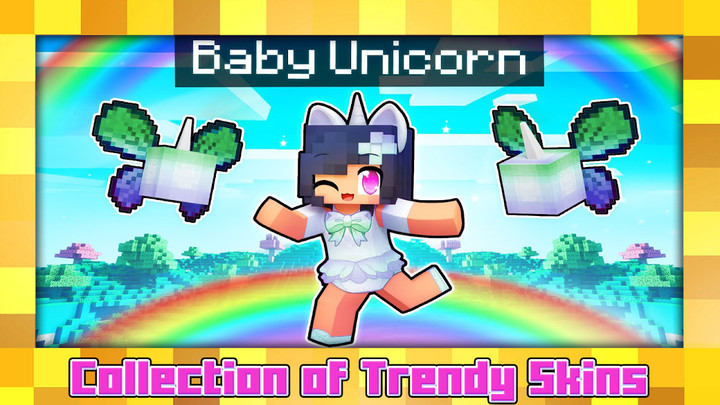 Unicorn skins - rainbow pack‏