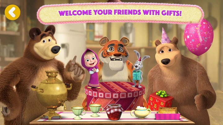 Download Masha and the Bear: My Friends APK  For Android