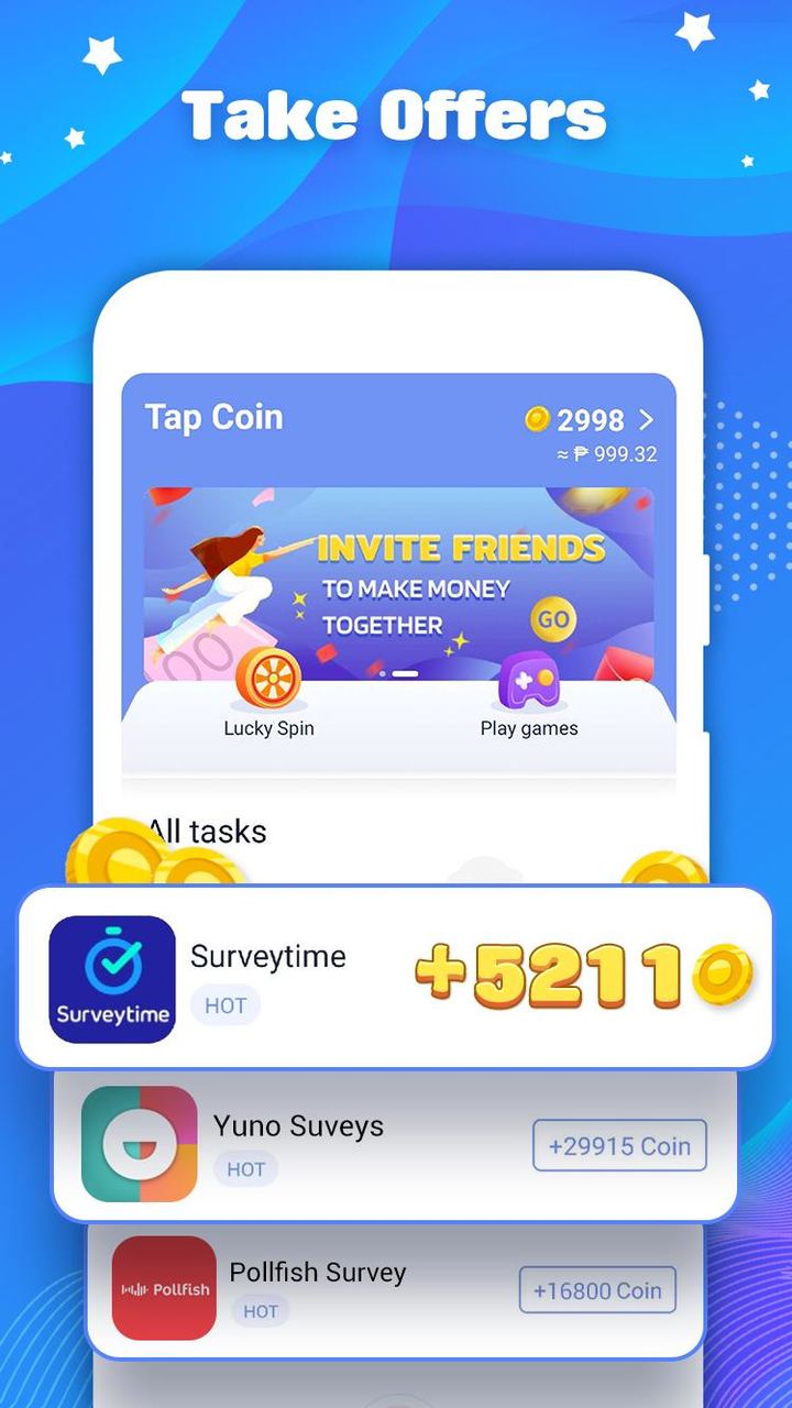Tap Coin - Make money online Ảnh chụp màn hình trò chơi