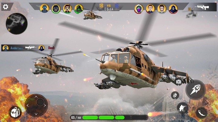 Gunship Air Combat Skyfighter_playmods.games