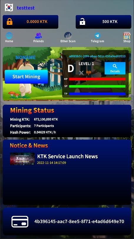 KTK Mining App Ảnh chụp màn hình trò chơi