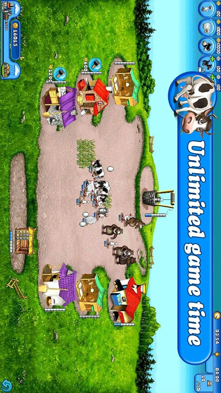 Farm Frenzy Time management farming games offline(Unlimited Stars)