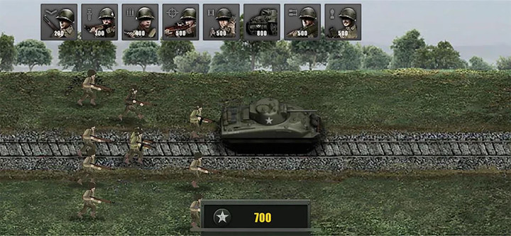 Warfare War Troops(tiền không giới hạn) screenshot image 5 Ảnh chụp màn hình trò chơi