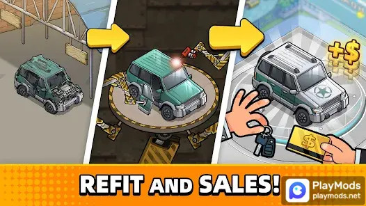 Used Car Tycoon Game(Unlimited Money) screenshot image 1_modkill.com