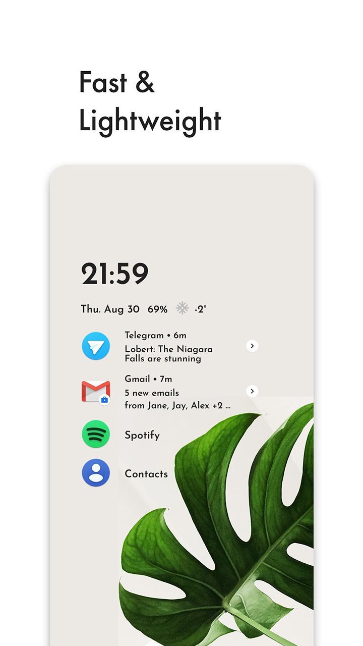 Niagara Launcher ‧ fresh/clean(Pro Features Unlocked) screenshot image 2_modkill.com