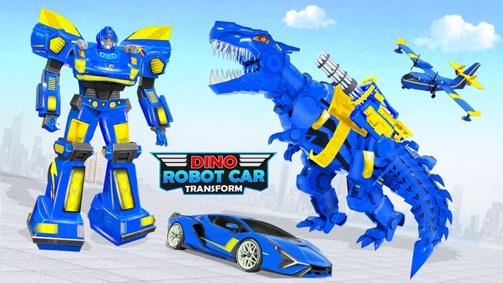 Dino Transform Robot Car Game‏