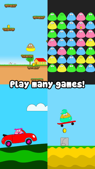 Pou(Unlimited Coins) screenshot image 2_playmod.games
