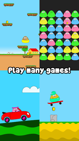 Pou(Unlimited Coins) screenshot image 2_playmods.games